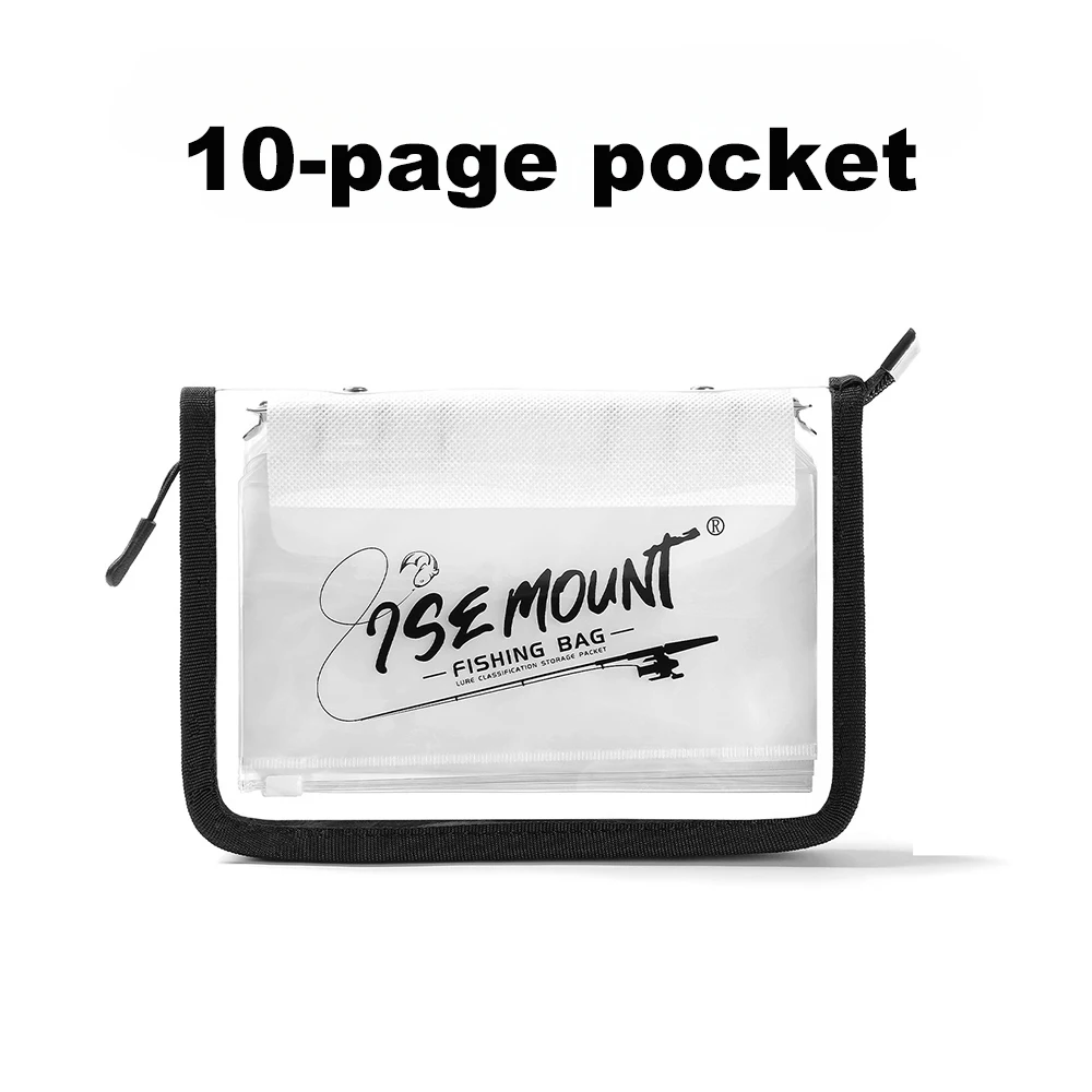 Luya Transparente gefälschte Ködertasche, PVC-Innentasche, geteilte wasserdichte Aufbewahrungstasche, Aufbewahrungstasche für Angeln, Sortierungszubehör