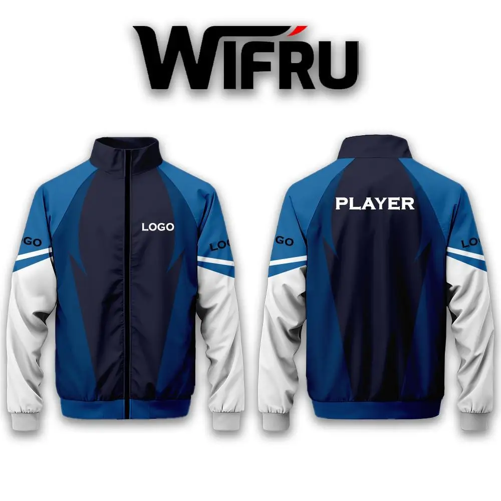 

WIFRU Customized Logo Name E-sports Team Uniform Autumn And Winter Street Casual Wear Men And Women Gamers Fashion Pilot Jacket