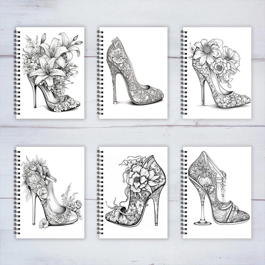 Adult Coloring Book - 8.3x 11.2 Inch 22 Page Coloring Book - Helps Reduce Stress and Ease Emotions