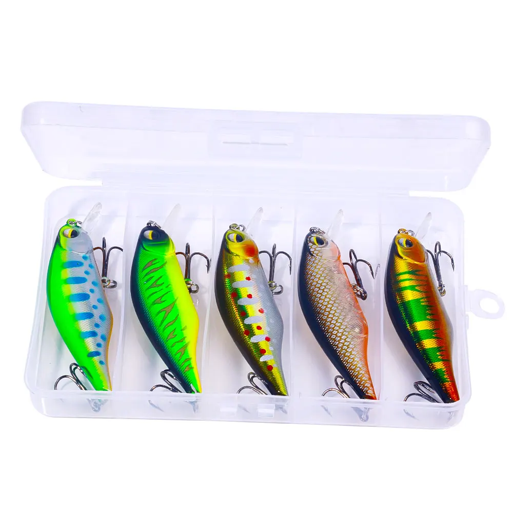 HENGJIA Floating Black Minnow Wobblers Bait 92Mm-11.8G Bass Jerkbait Minnow Fishing Tackle Boxes Wobblers for pike