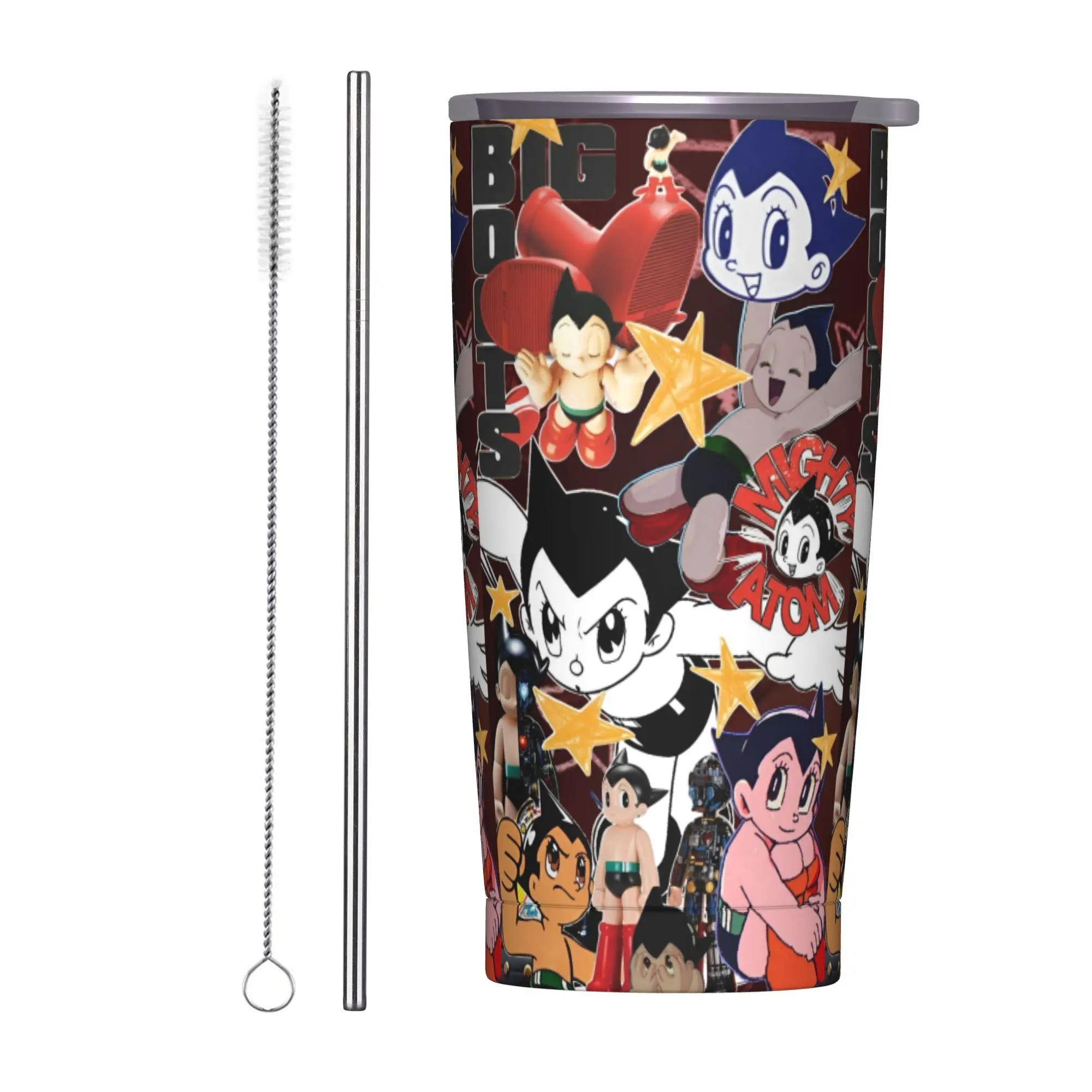 

Stainless Steel Tumbler Astroboy Coffee Mug Heat Preservation Hot Drinks Mugs Cup Travel Custom Water Bottle