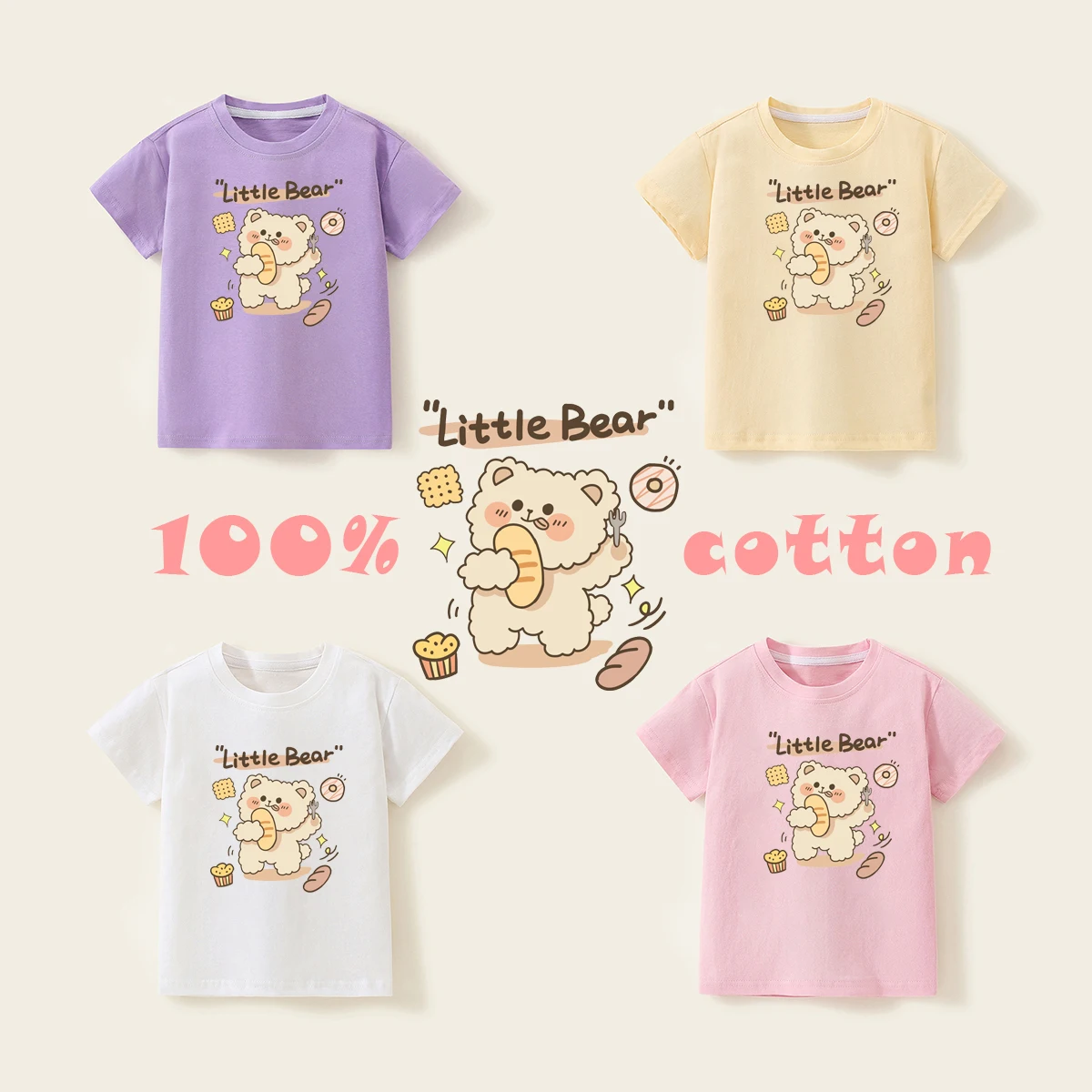 

Summer Girls Cute Cotton T Shirts Japan Cartoon Printed T-shirts Funny Kids Clothes High Quality Children's Daily travel Tops
