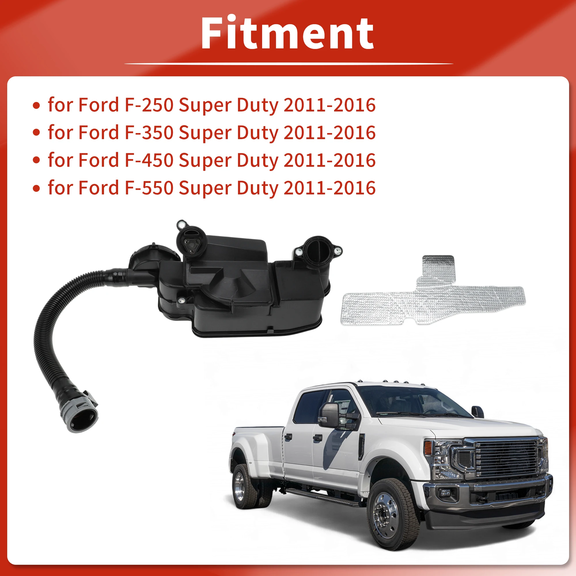

UXCELL No.DC3Z6A785C Engine Oil Separator for Ford F-250 Super Duty F-350 Super Duty Oil Separator Assembly
