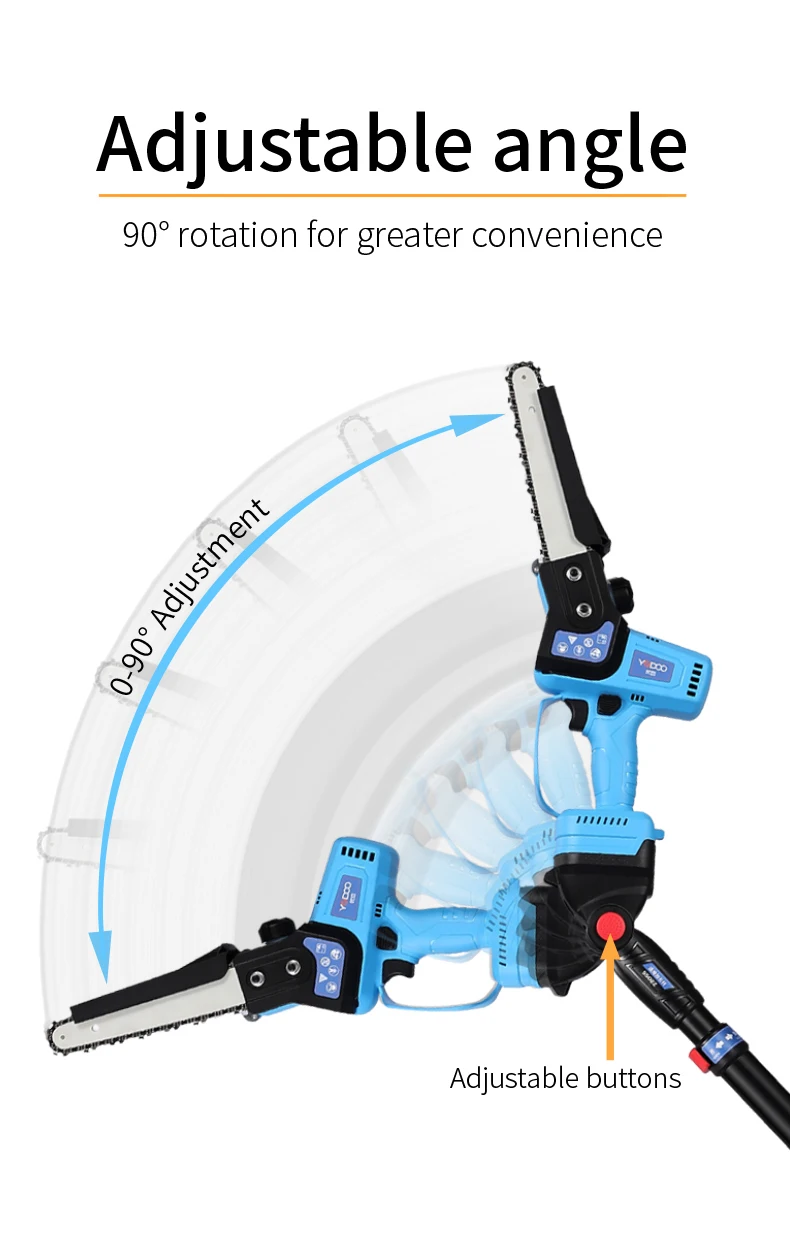 New Energy Mini Chain Saw Battery 8-Inch Cordless Chainsaw Electric