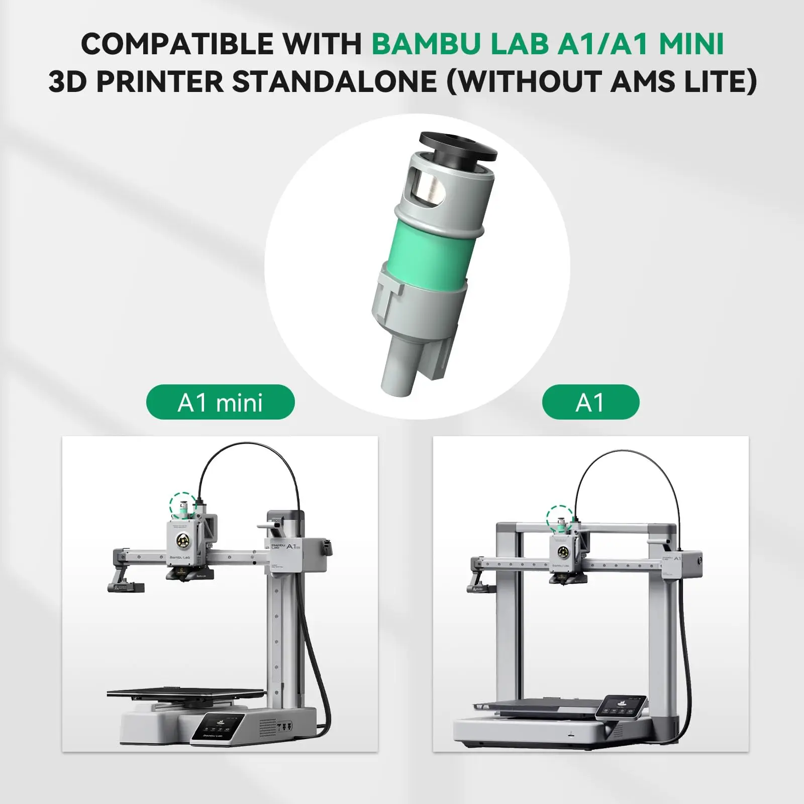 Für Bambu Lab A1 YOOPAI Gerade Filament Feeder PTFE Teflonto Rohr Anschluss für Bambu Lab A1/A1 Mini 3D Drucker 4-in-1 PTFE