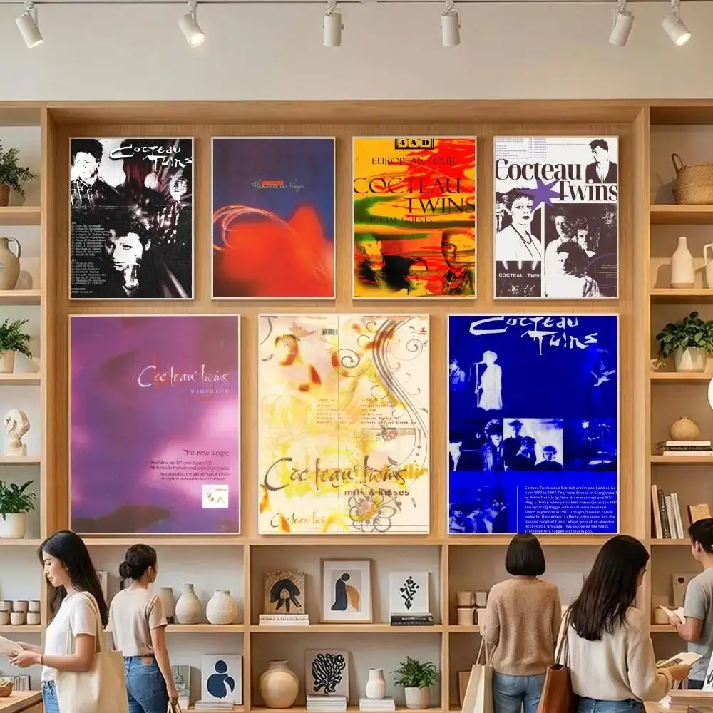 Dream Pop Ethereal Band Cocteau Twins  Classic Movie Posters HD Quality Poster Wall Art Painting Study Nordic Home Decor