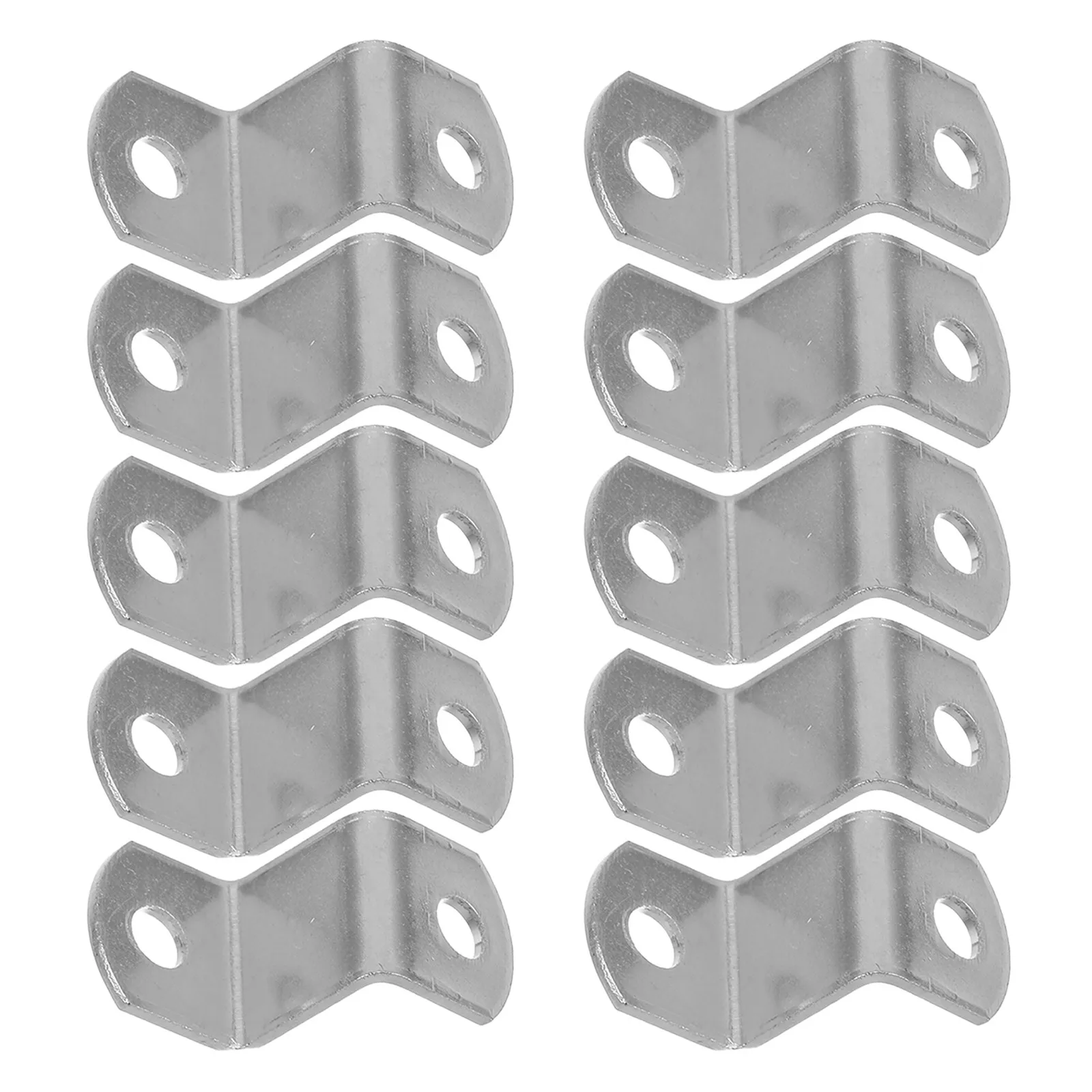 50Pcs Right Angle Z Shape Frame Corner Brackets Metal Clips for Canvas Photo Frames Mirrors Picture Hardware Metal Small Clips