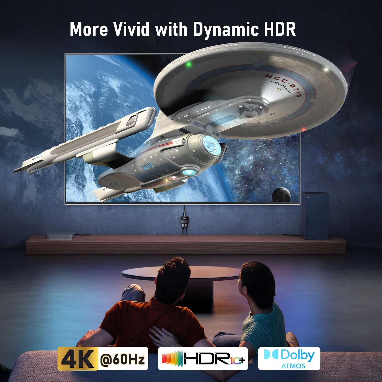 Lemorele 4K HDMI الفاصل التبديل 2 في 1 خارج 60 هرتز HDMI متوافق 2.0 محور الجلاد للكمبيوتر المحمول HDTV Xbox PS4 PS5 TV Macbook