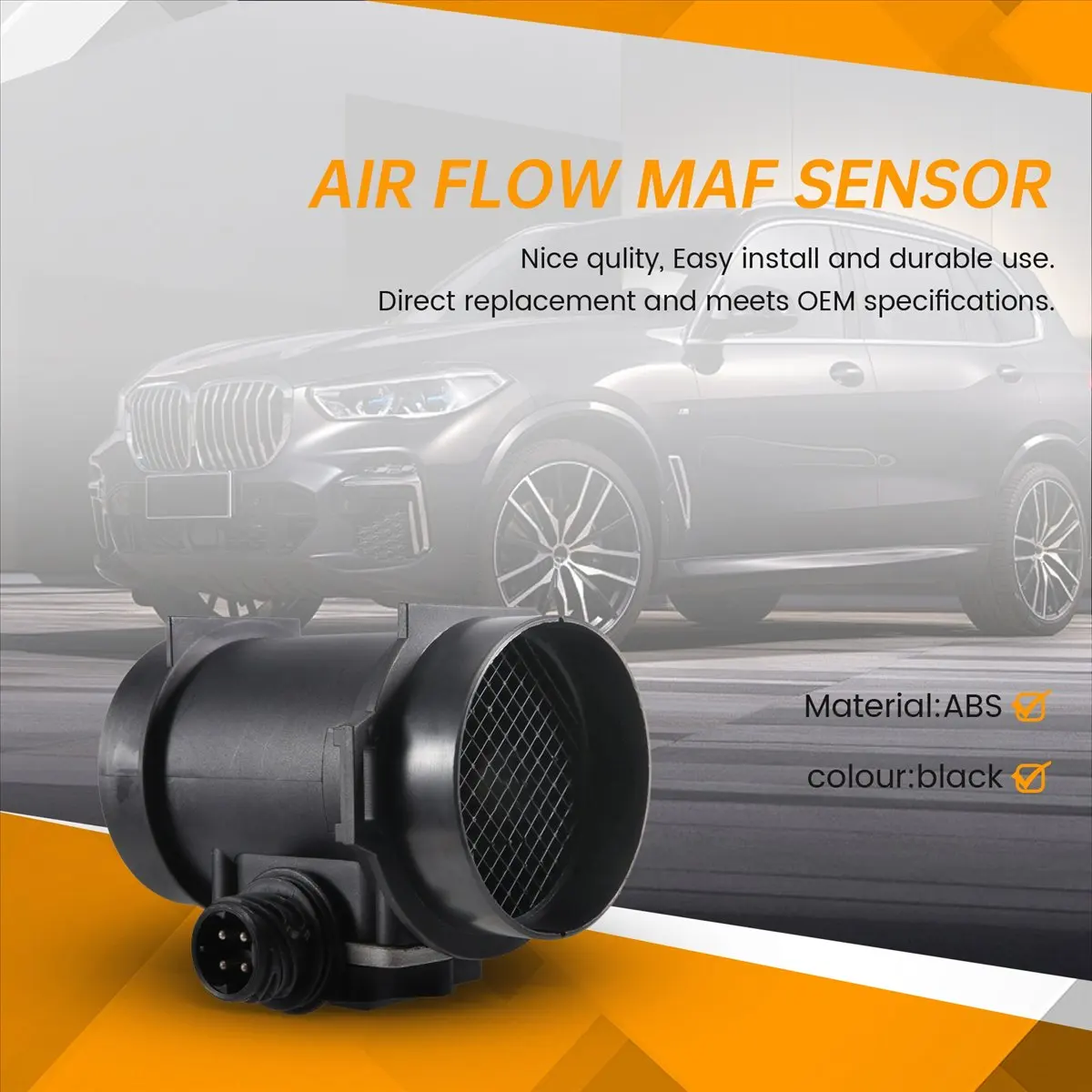 Super Sale Mass Air Flow Sensor Meter MAF 5WK9600 5WK9600Z 5WK9617 13621703275 13621703650 1703650 for BMW E36 E38 E39 Z3 M3