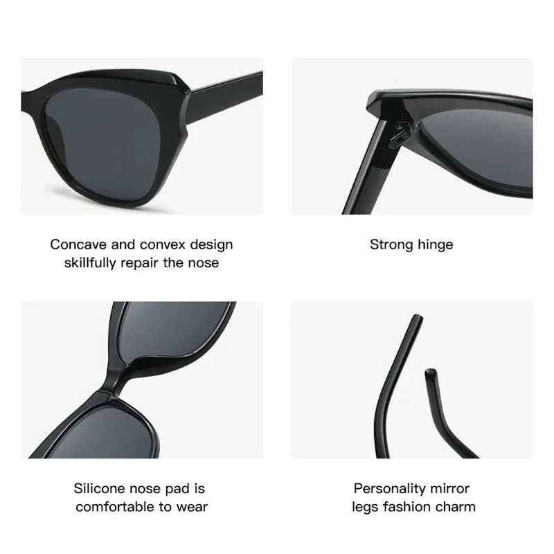 Leopard Vintage Cat Eye Sunglasses Women Luxury Fashion Brand Sun Glasses Female Mirror Retro Gradient Oculos De Sol Feminino
