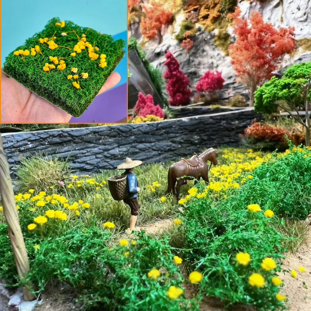 

Simulation Shrubs Flower Cluster Artificial Bush for Diy Model Making/Military Wargaming Scenery/Railway Train Layout/Diorama1pc