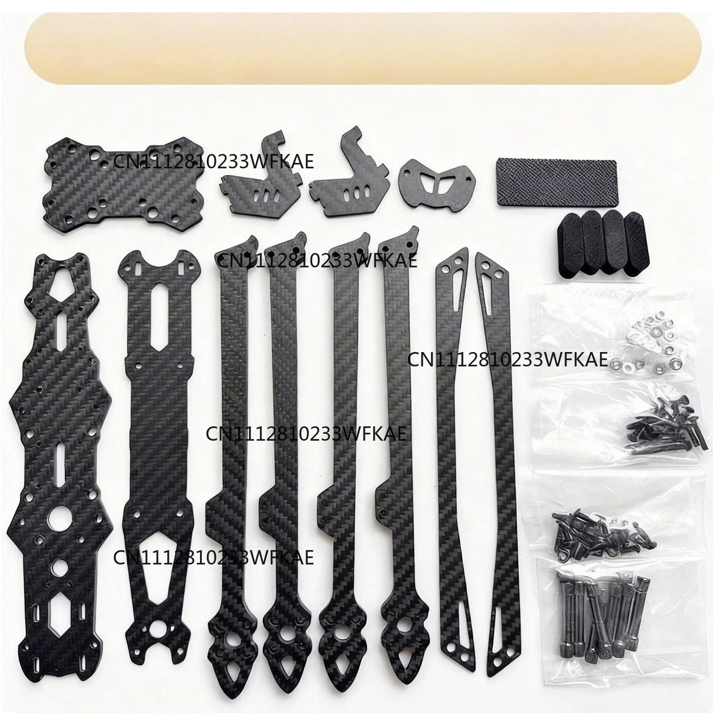Suitable for MARK4 10-inch v2 carbon fiber crossing machine,racks, general model of whole cutting and zero cutting