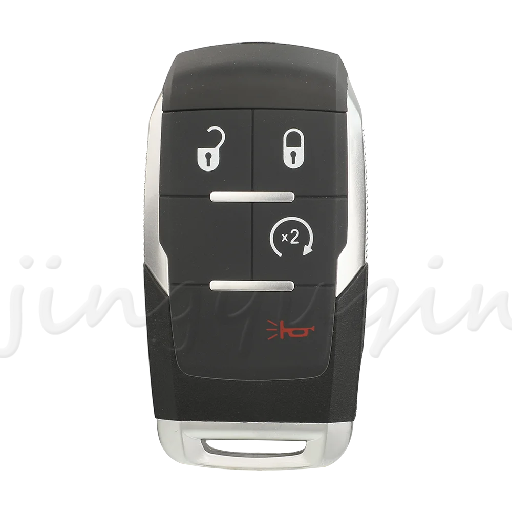 Jingyuqin para Dodge RAM, FCCID:GQ4-76T, ID4aChip, frecuencia: 433mhz 1/3/4/5 botones nuevo producto tarjeta inteligente control remoto llave de coche