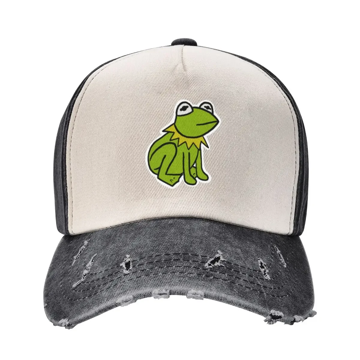 

Kermie Baseball Cap sun caps luxury woman cap Rugby black Hats For Men Women's