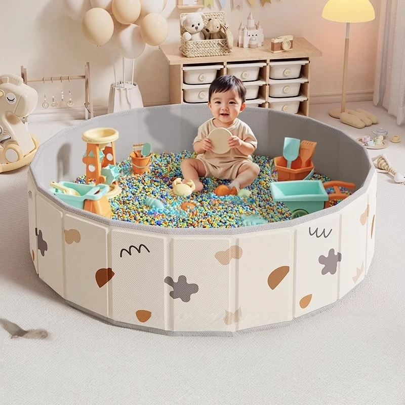 Children's Space Toys, Sand Pool Sand Digging Set, Non-toxic Indoor Ocean Ball Fence Pool,sand Box