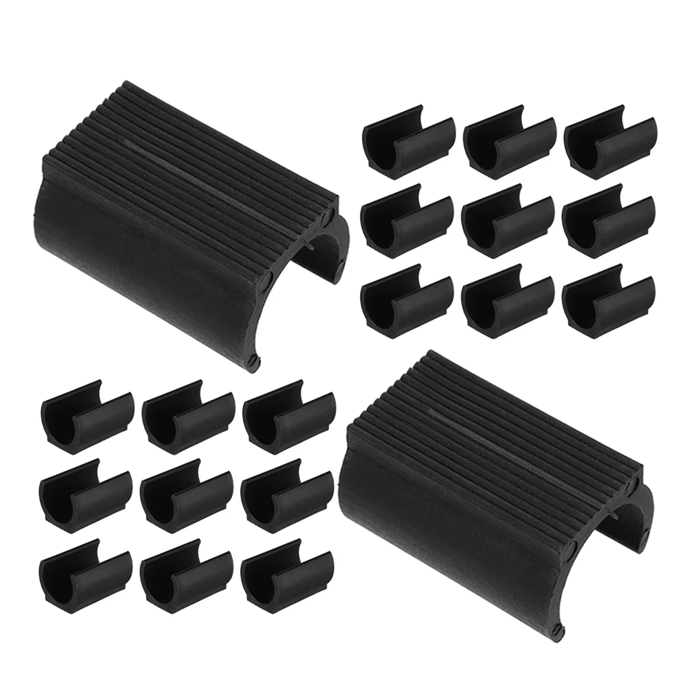 

30Pcs Non Slip Chair Leg Pads U Shaped Furniture Foot Covers Plastic Chair Leg Caps Protective Feet Covers for Tables Stools