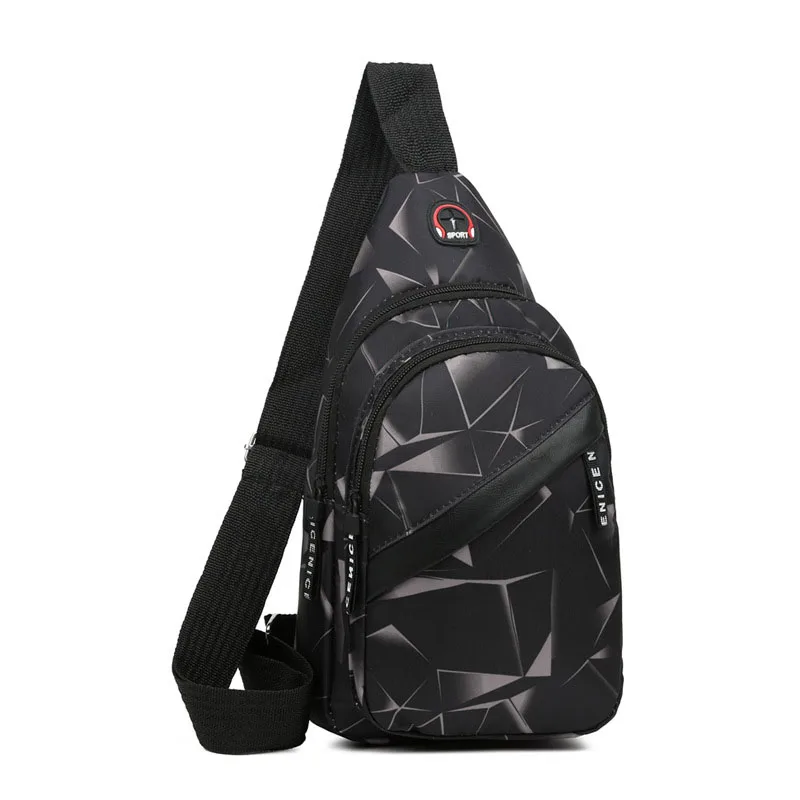 Mini bolso de mano informal para hombre, Vintage de un solo hombro bandolera, paquete de día para el pecho, viaje, bandolera informal