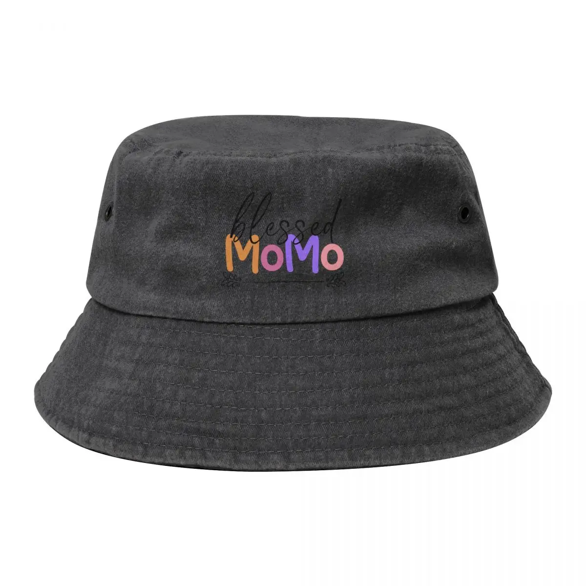

Blessed Momo Grandma Cute Mothers Day Funny momo, Valentines Day, Gift For Her, Mother's Day Gift, Gift for Mom, Mama Bucket Hat