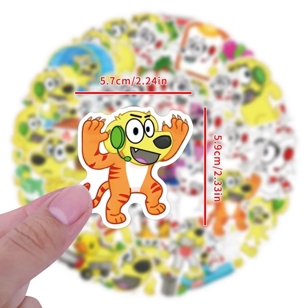 50 قطعة Snowi And Tyler ملصقات الكتابة على الجدران دراجة نارية السفر الأمتعة الغيتار المحمول الهاتف ملصق يدوي الصنع الاطفال هدية