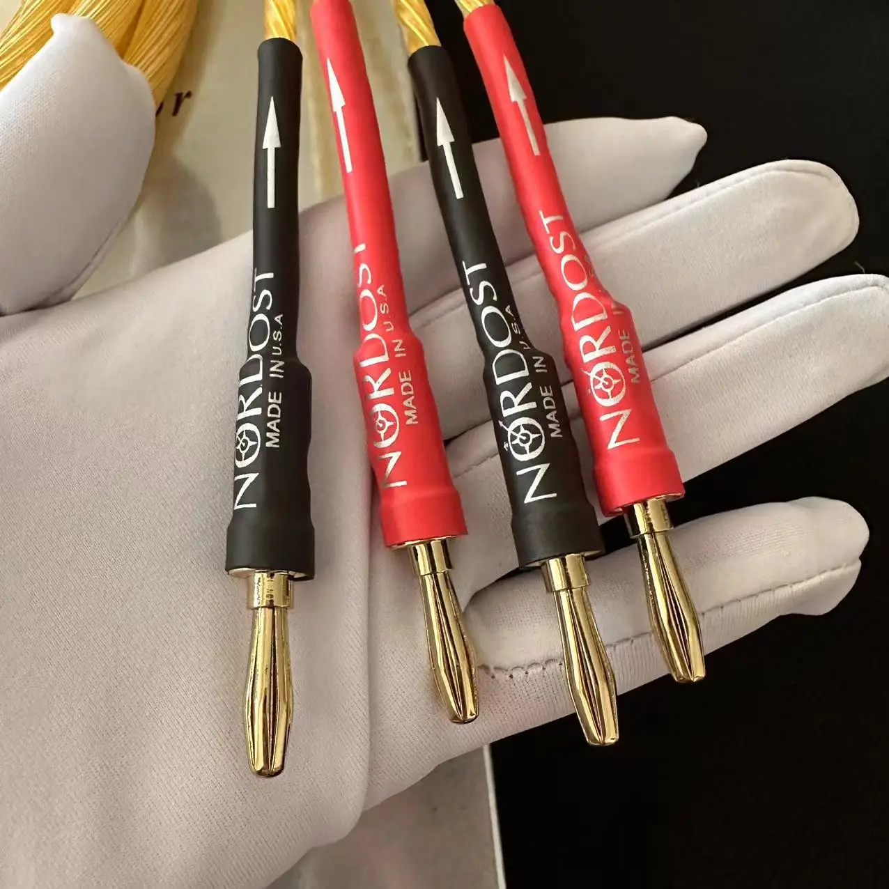 Nordost Odin 2 Sterling Silver Speaker Cable Banana Plug 2 to 2 Single cable 2 to 4 Biwire HiFi Audio Loudspeaker Wire