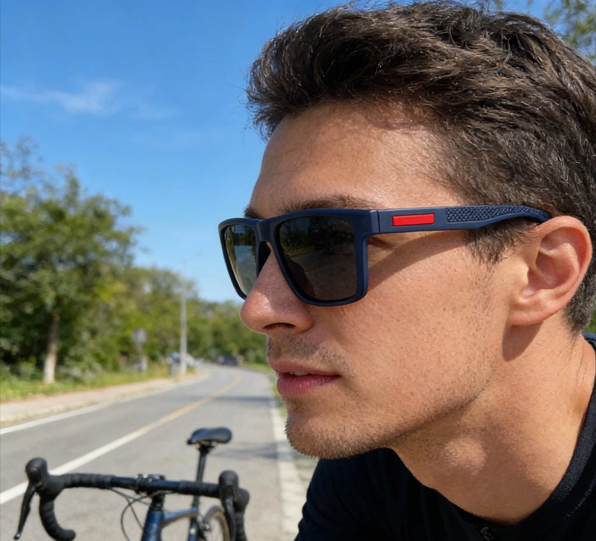 

Мужские спортивные поляризованные солнцезащитные очки - антибликовые очки для бега, велоспорта и активного отдыха на природе