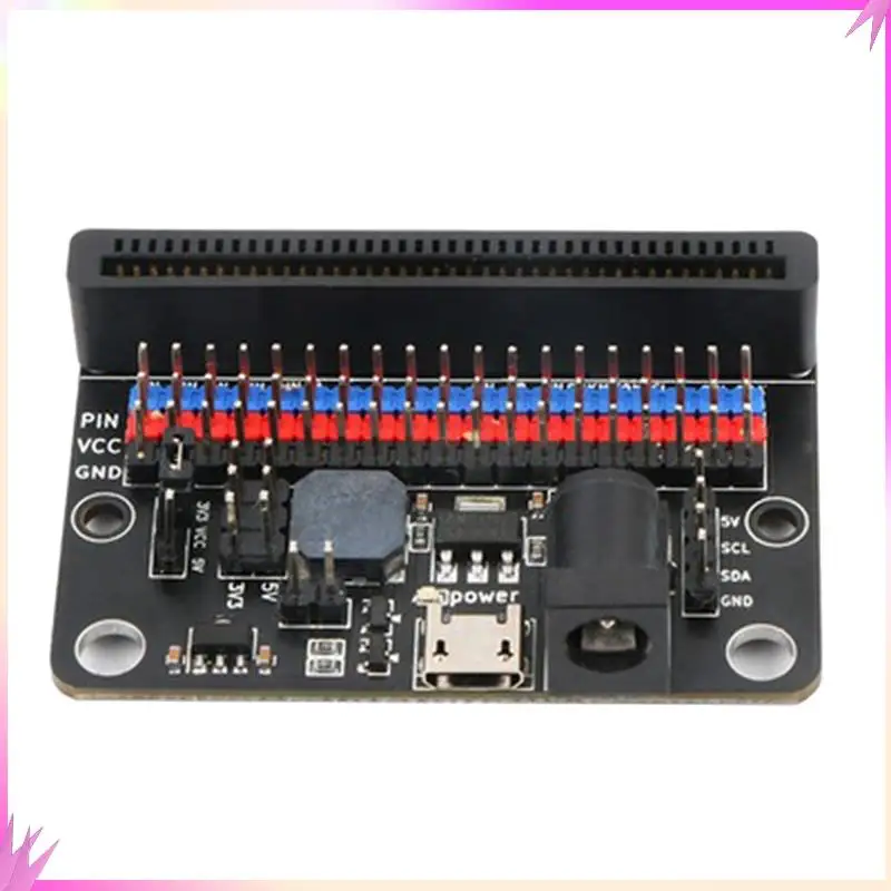 B50C 1 قطعة لوح تمديد لـ Microbit GPIO توسيع Python IO: بت 5 فولت مع على متن الطنان السلبي #4