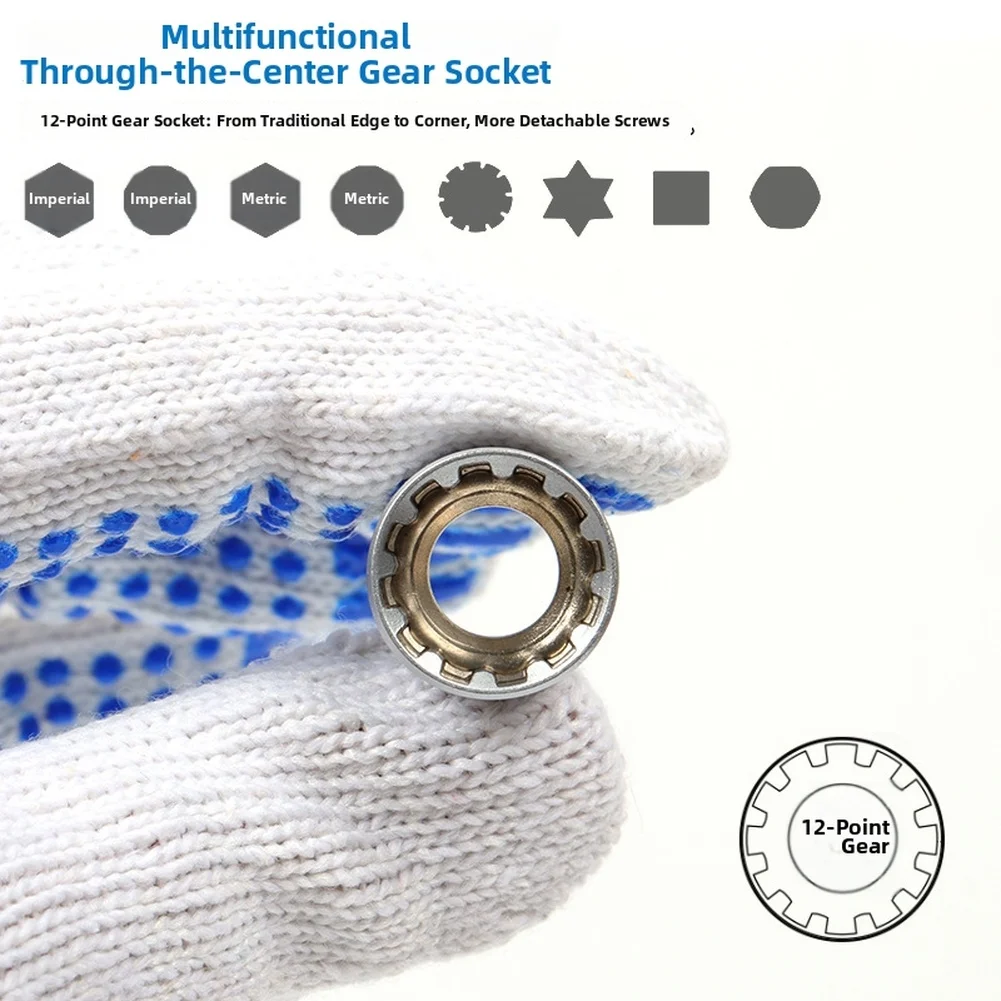 

Набор из 29 предметов: Торцевые ключи с трещоткой, 12-гранные метрические короткие головки, удлинитель, трещоточный ключ для авторемонта