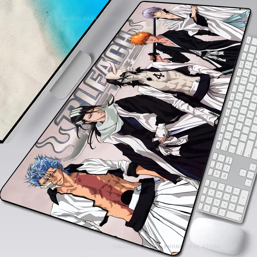 Anime Bleach Grimmjow  Mouse Mat Desk Mat With Pad Gaming Accessories Prime Gaming XXL Keyboard Pad Stitch Padding Mat