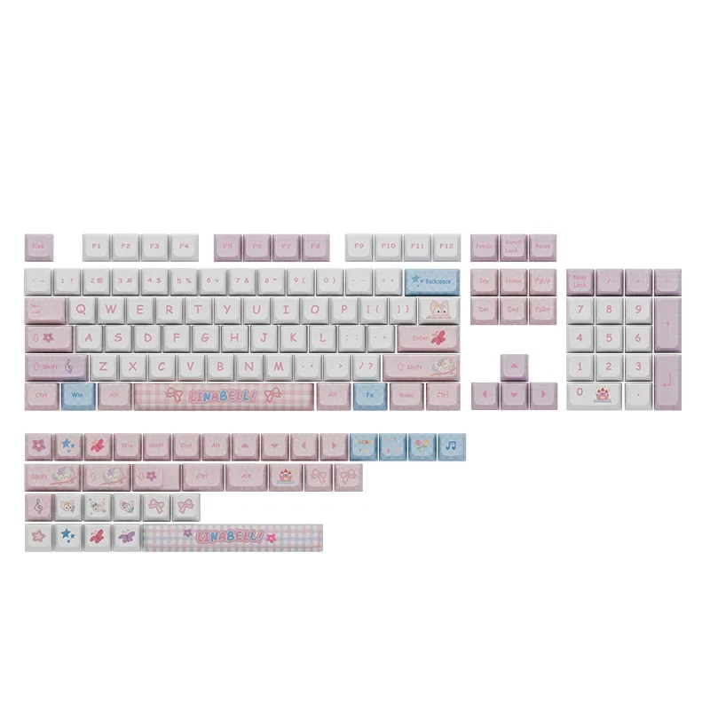 Belle XDA keycap mechanical keyboard customization personality cute keycap sublimation PBT
