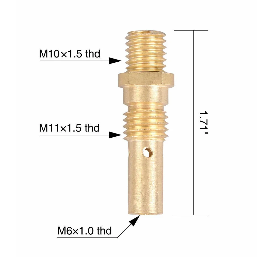 Nosel obor MIG untuk 100L #1 Tip-diffuser-Nozzle | Kit las Mig. 035 "11-35 nozel konduktif, suku cadang Las nozel 21-50