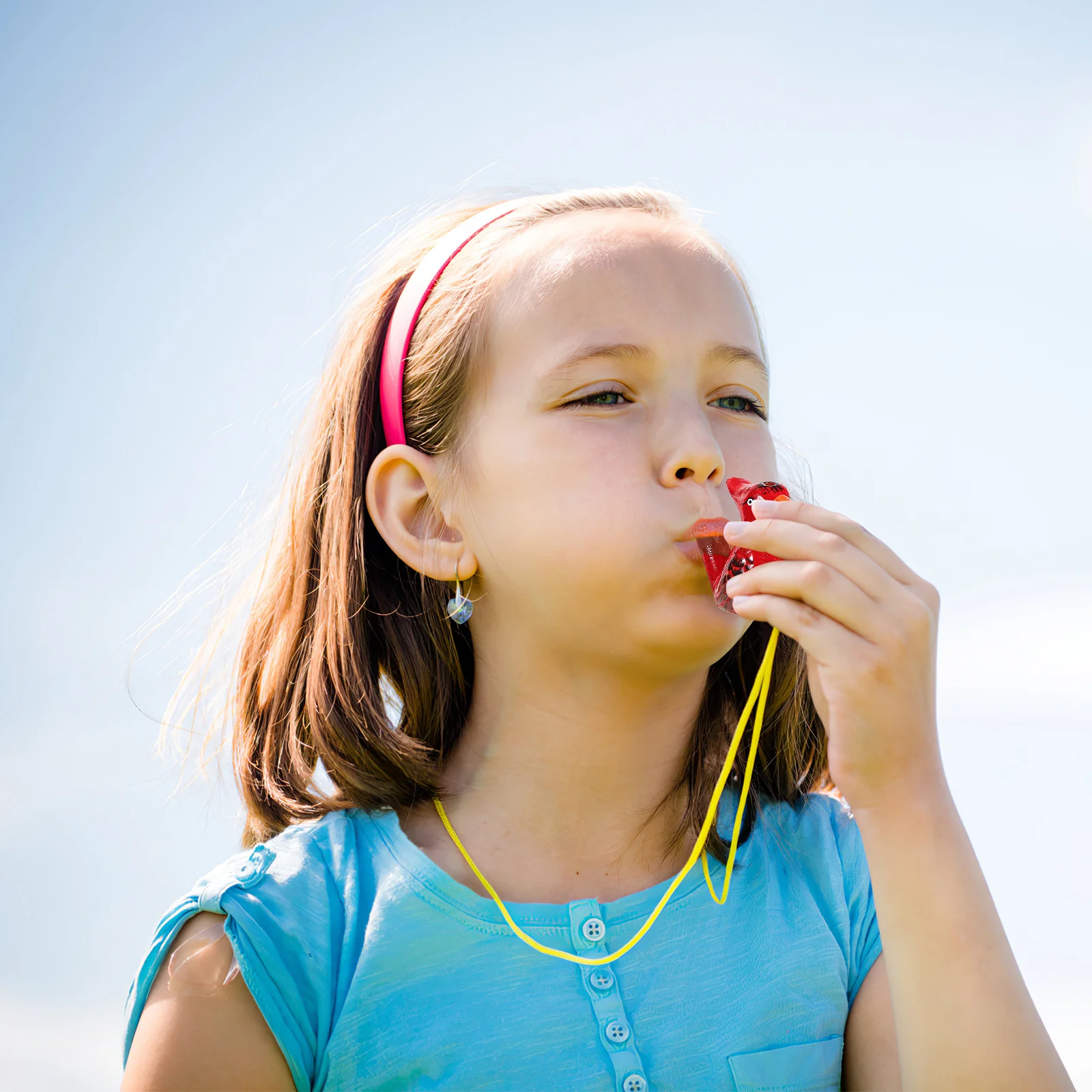 

6Pcs Cartoon Bird Shape Whistles Ceramic Educational Musical Tools Lanyards Realistic Bird Calls Kids Party Favors