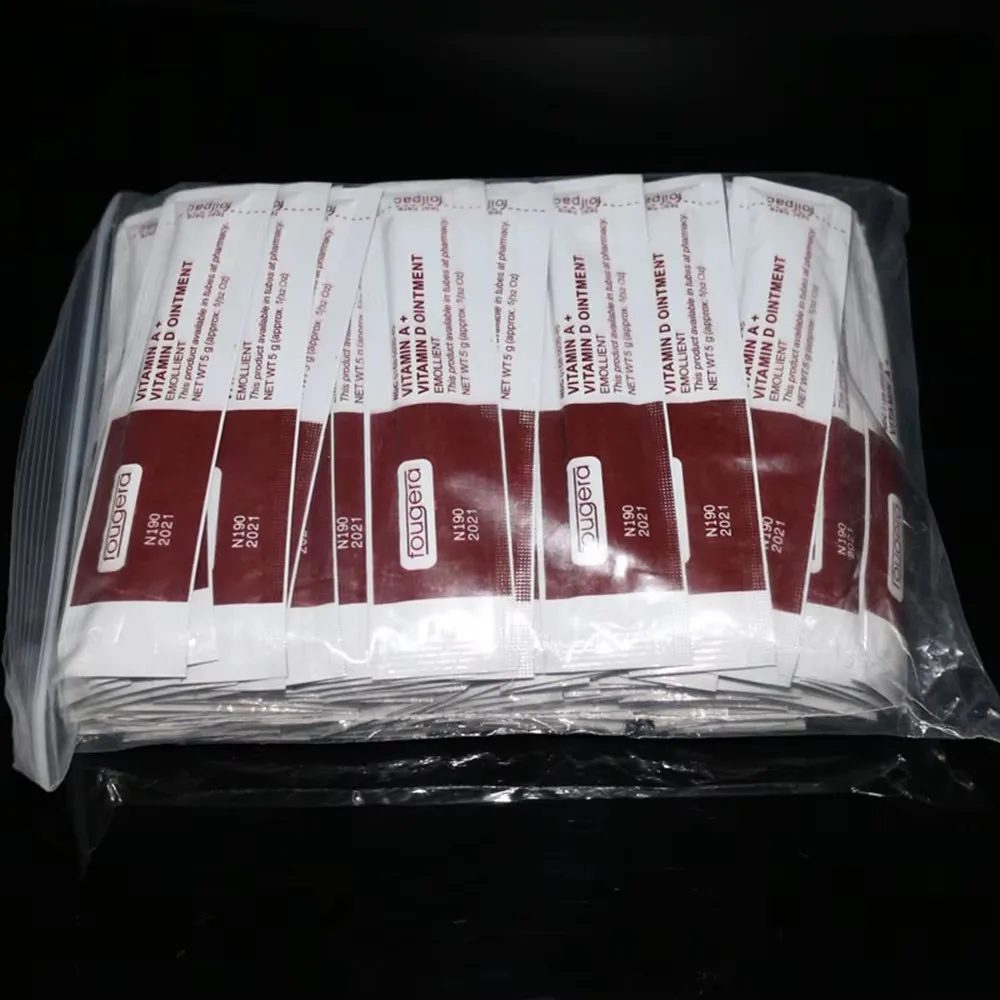 

200/100/10/5Pcs Fougera Tattoo Aftercare Eyebrow Lip Tattoo Repair Aftercare Vitamin A&D Anti Scar Healing Permanent Makeup