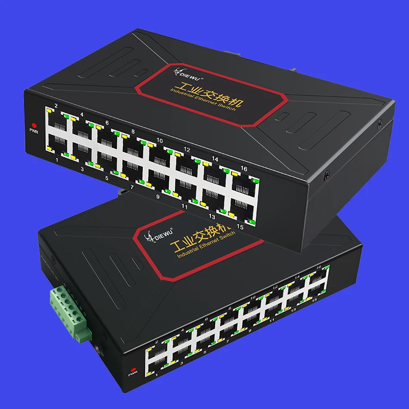 

16-портовый сетевой коммутатор Ethernet, сетевой коммутатор, 10/100 м, концентратор RJ45, промышленный коммутатор, сетевой кабель, адаптер-сплиттер, адаптер RJ45 LAN