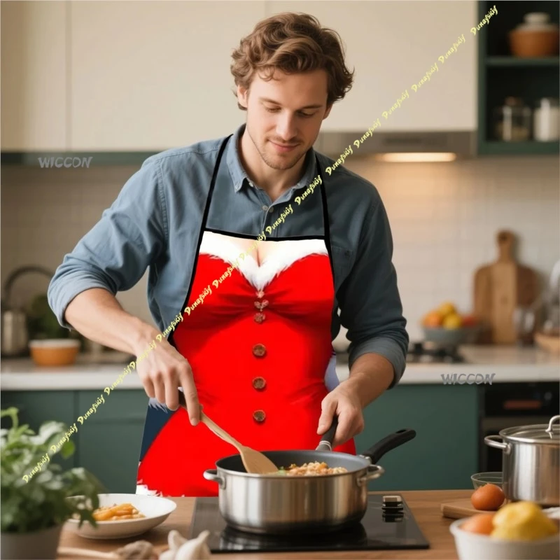 

Косплей Костюм Рождественская Сексуальная Одежда Фартук Для Выступлений Парня Пародия Шутка Милые Девушки Красная Пара Одежда Рождество Хэллоуин