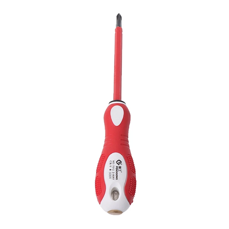 2-In-1 Dual Head Screwdriver Electrical Tester Pen 500V Voltage Detector Tool