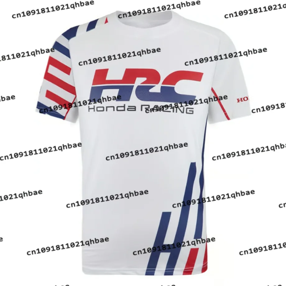 

Honda новая мужская и женская гоночная одежда, летняя негабаритная мотоциклетная одежда для бездорожья, уличная одежда для верховой езды, дышащая быстросохнущая футболка