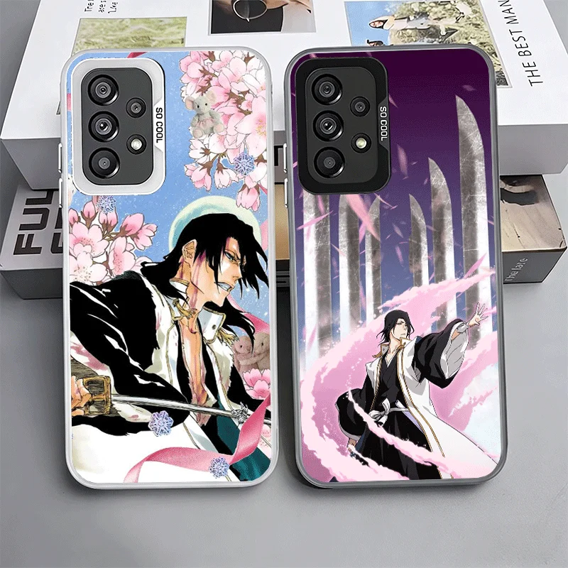 Противоударный чехол для телефона Bleach Kuchiki Byakuya для Samsung A17 A16 A15 A14 A37 A57 A36 A56 A26 A35 A55 A25 A34 A54 A24 A13 A23 A33