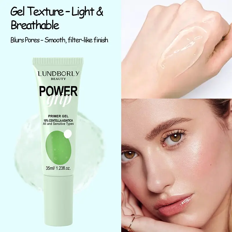 

Прозрачный гель Centella Asiatica может компенсировать и увлажняет для длительного времени, скрывает поры и подходит для всех типов кожи.