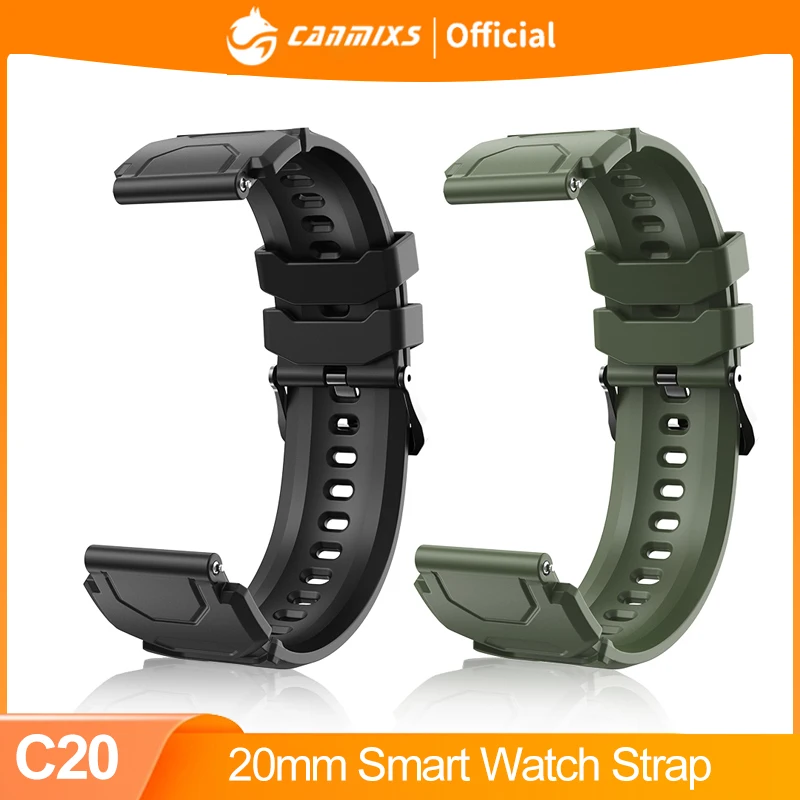 Strap For C20 Smart Watch Band Heart Rate Silicon Material Men Sport Waterproof Wristband Smartwatch Women Bracelet