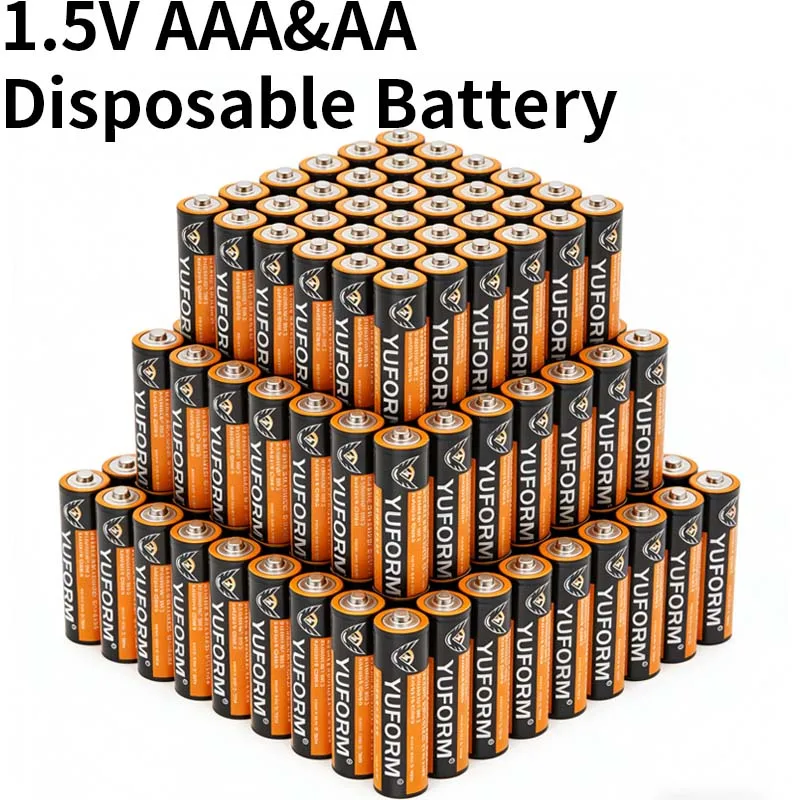 1.5V AA AAA Alkaline Dry Batteries Disposable | High Performance for LED Lights Toys MP3 Cameras Flashlights Shavers CD Players