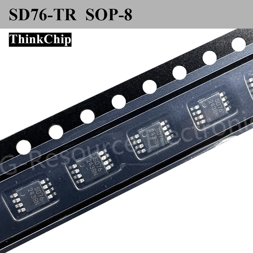 (10 pcs) SD76-TR (Marking SD76) SOP-8 Temperature Switch Thermal Protector