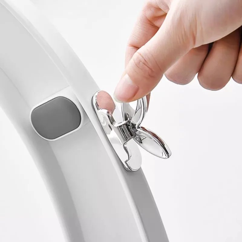 2Pcs Toilet Lid Lifter Self Adhesive No Touch Toilet Seat Flap Lift for Home Office Hotel