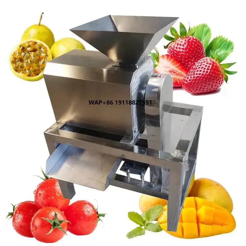 Industrial Despulpadora De Fruta Mango Juice Processing Machine Fruit Jam Paste Tomato Sauce Juice Making Machine