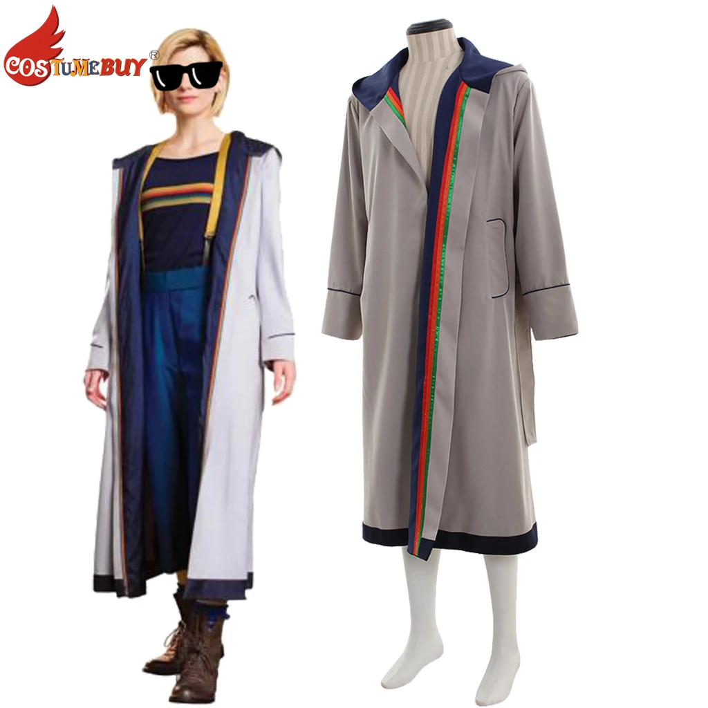 

Movie Superhero Doctor Jodie Casual Overcoat Unisex Spring Trench Coat