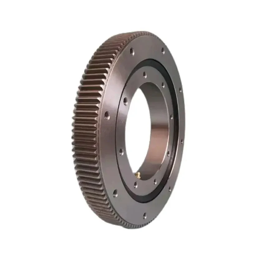 011.10.180 External Gear Bearing Turntable Rotation Rotary Support Bearing External Teeth Gear Bearing Ball Slewing Ring Bearing