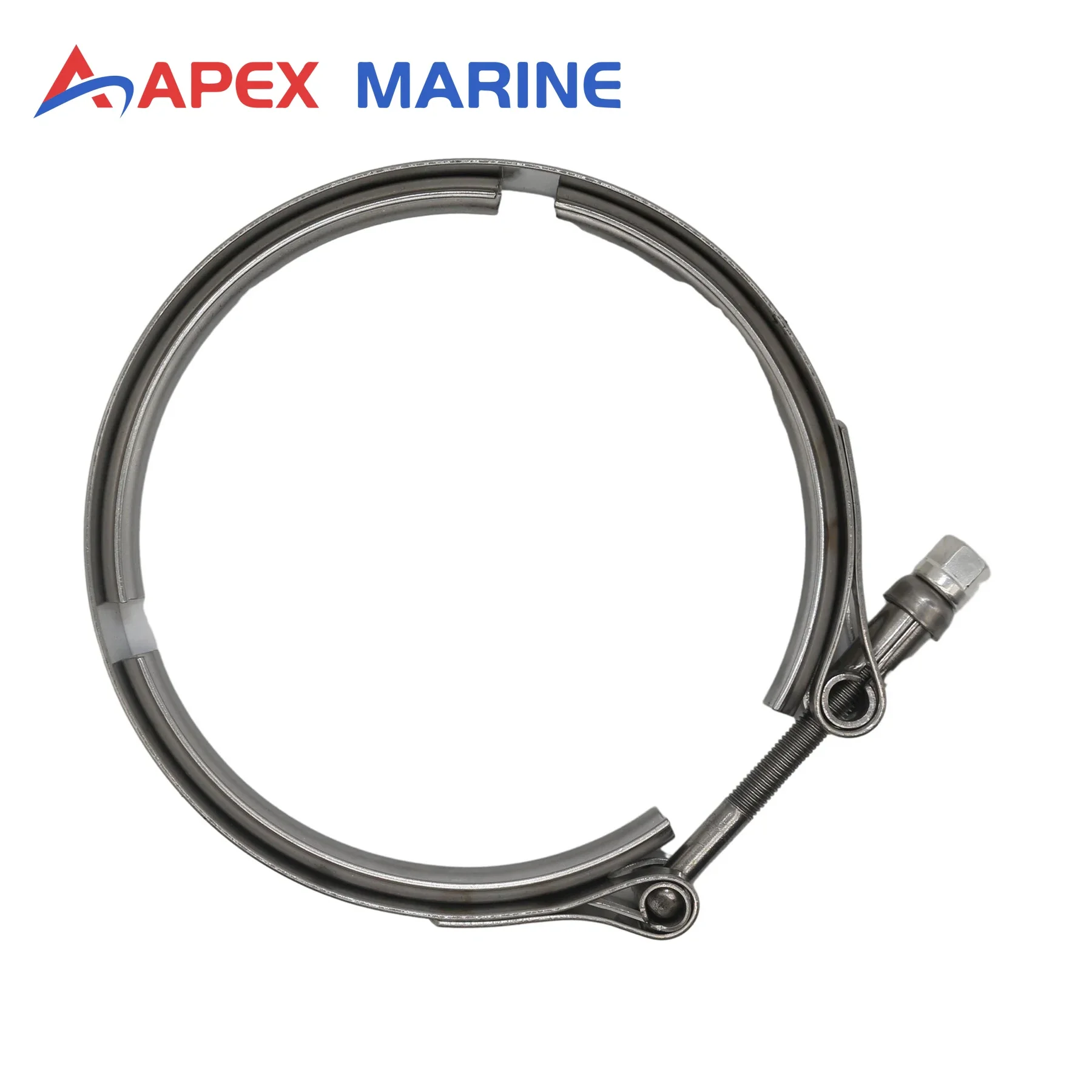 V-clamp Exhaust Clamp 865013 for Volvo Penta D5 D6 D7 TAMD 61 62 63 71 72 73 74 75 P L A B Diesel Engine 3807212 Replacement