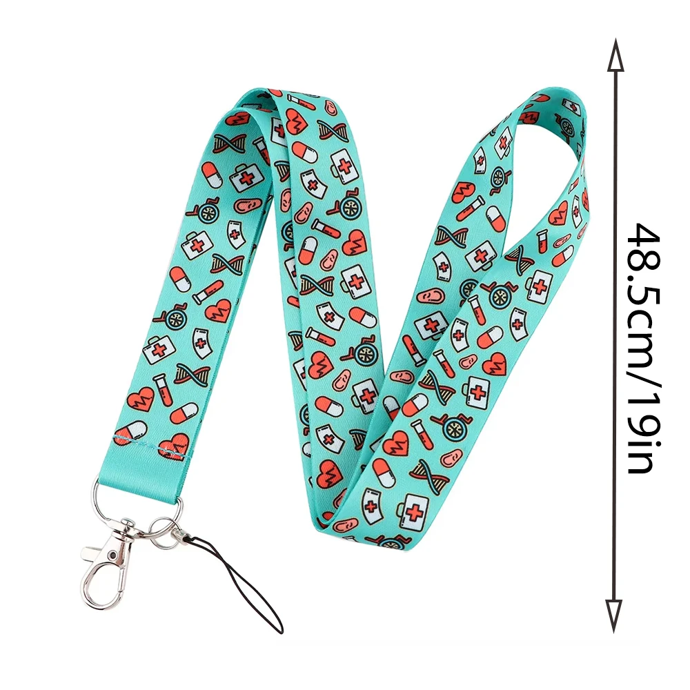 Medical Doctor Nurse Neck Strap Lanyards For Keys Keychain Badge Holder ID Credit Card Pass Hang Rope Key Ring Accessories Gift image 5