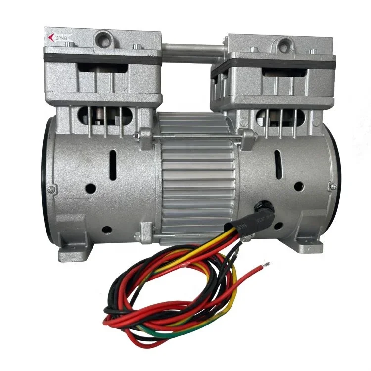 220 В 550 Вт мощная головка воздушного компрессора 68 дБ бесшумная безмасляная головка насоса воздушного компрессора для оборудования ремонта транспортных средств