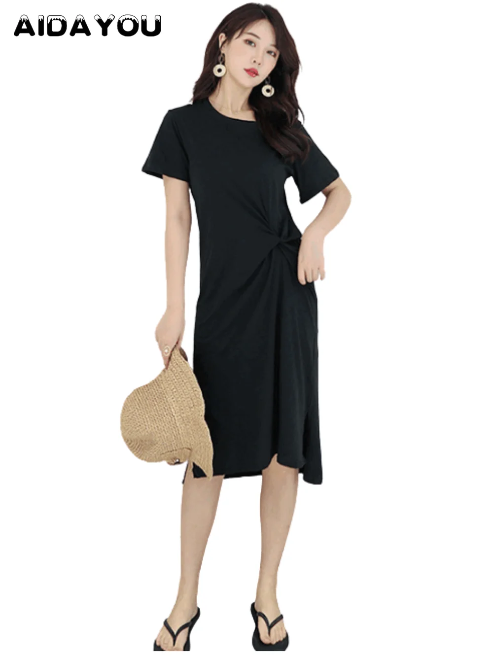 

Women' Long Dress Linen Summer Beach Bohemian Dress Japan Comfortable Korean Style Japan Style ouc269