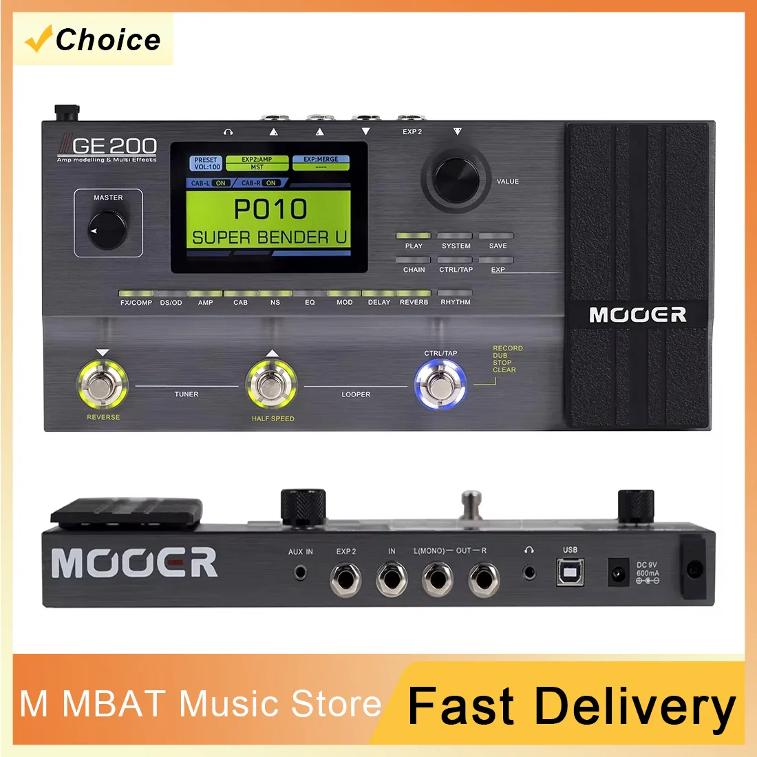 Mooer GE200 Amp Mod…